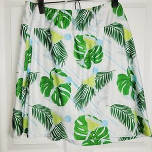 B Skinz Skort Womens 3X Palm Golf Tennis Pickleball Colorful Stretch Athleisure